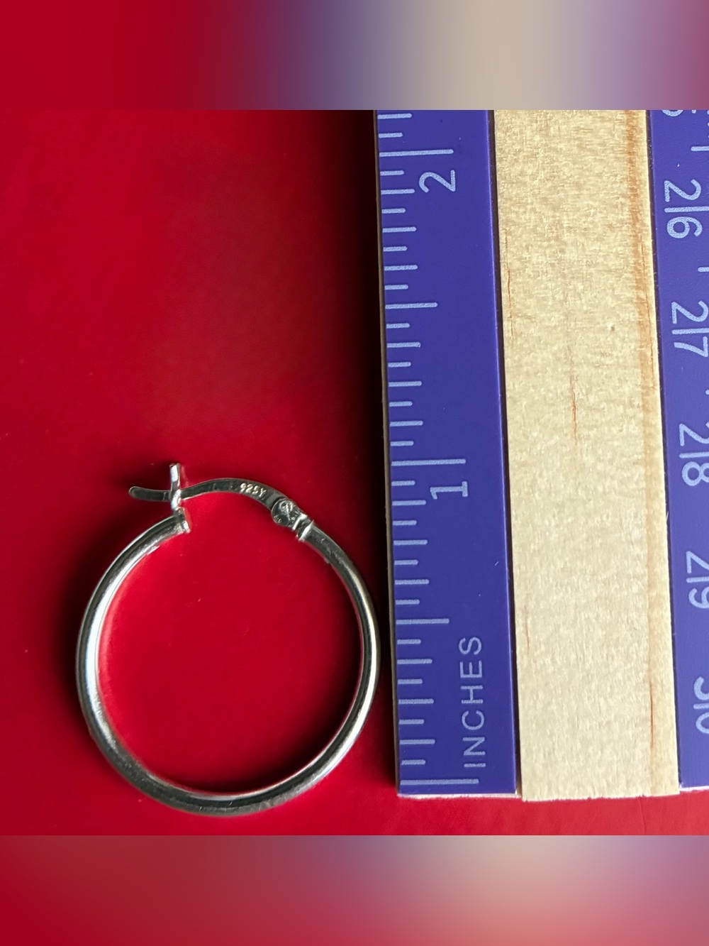 925 Silver Earrings,Silver Hoop Earrings - Classic Women’s Hoops - Picture 2 of 6